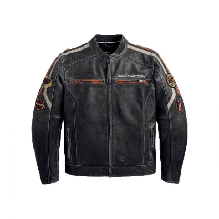 harley davidson jacket leather jacket