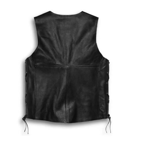 leather -jacket- harley-davidson -leather-vest