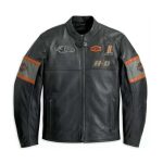 Harley Davidson Men's Screaming Eagle Biker Real Leather Jacket ricossports.com