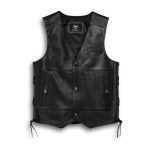 leather -jacket- harley-davidson -leather-vest