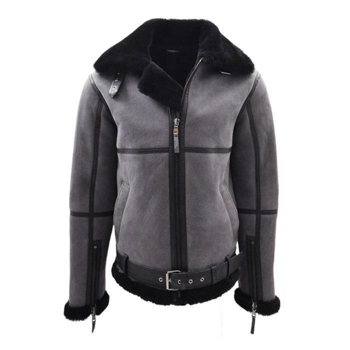 Men's Bomber Aviator Shearling Fashion Leather Jackets ricossports.com